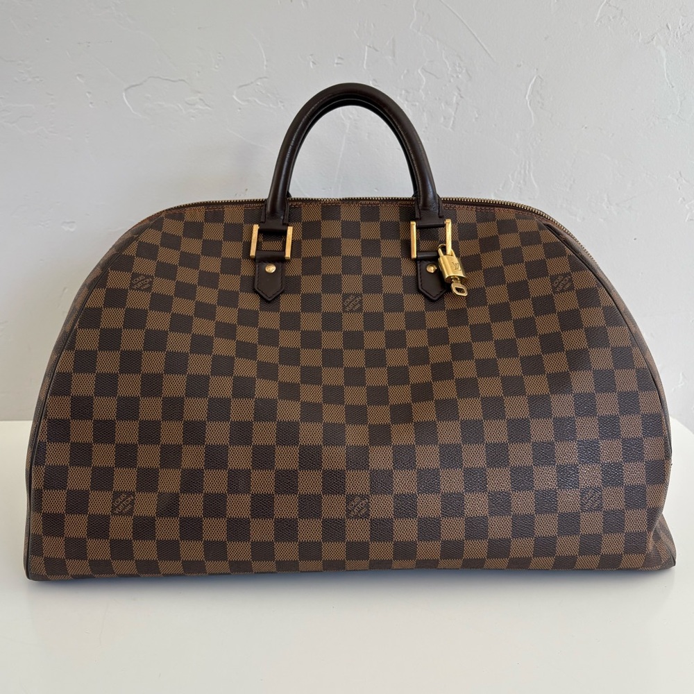 Auth VTG LOUIS VUITTON Damier Ebene Ribera GM Bag